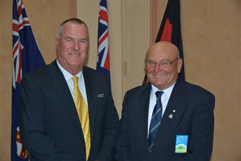 Dep Mayor Cr Ken Cudmore & Mayor Cr Doug Hawkins OAM.JPG